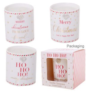 Xmas Mad Dots Scented Candle (3 Designs)