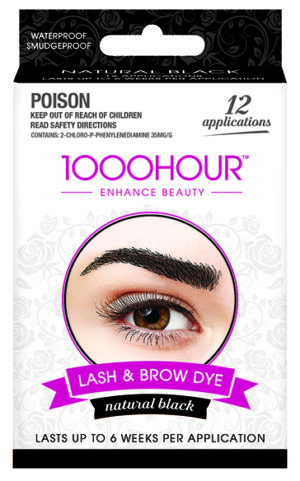1000 Hour Black Eyelash & Eyebrow Dye Kit