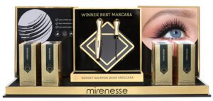 Mirenesse Mascara Display Of 24 With Stand