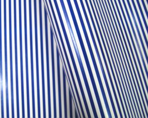 Paper Roll Navy Stripe On White 50cm X 60m