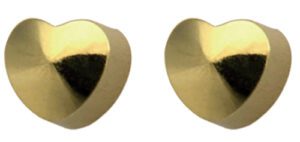 Gold Stud Heart