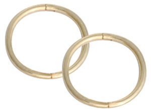 Gold Sleepers Plain 12mm