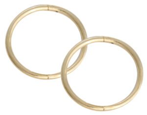 Gold Sleepers Plain 14mm