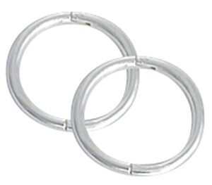 Silver Sleepers Plain 8mm
