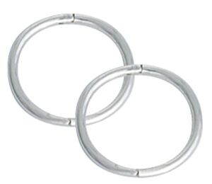 Silver Sleepers Plain 12mm
