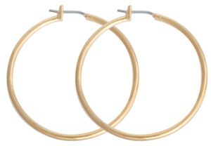Silver Hoops 28mm