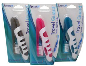 On The Go Travel Guard Folding Toothbrush