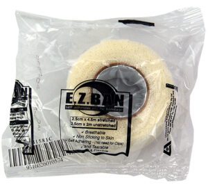 Ez Ban Cohesive Bandage White (2.5cm X4.5m Stretched)