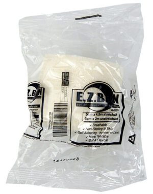 Ez Ban Cohesive Bandage White (5cm X 4.5m Stretched)