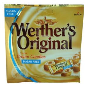 Werthers Sugar Free 60g Bag Display Of 16