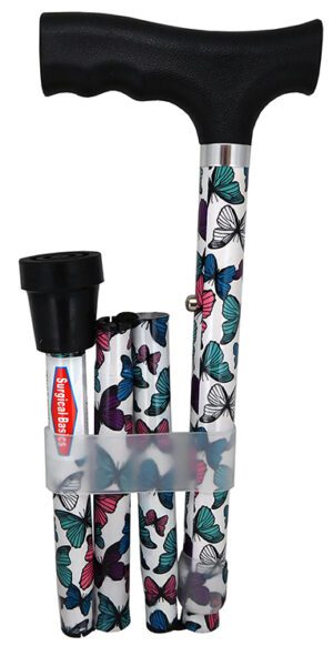 Surgical Basics Walking Stick Adjustable Butterflies 73-85cm