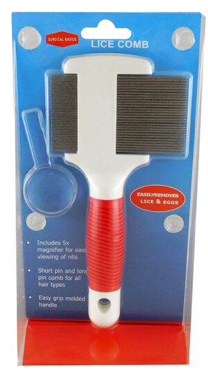 Surgical Basics Metal Lice Comb Magnifier