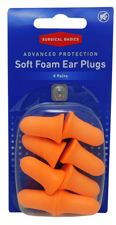 Surgical Basics Advanced Foam Ear Plugs 4 Pair : 3P