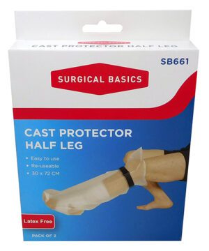 Surgical Basics Cast Protectors Half Leg (30 X 72cm) 2 Pack