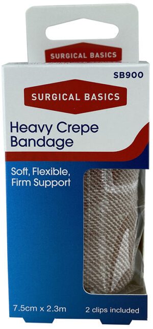 Surgical Basics Heavy Crepe Bandage 7.5cm X 2.3m