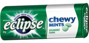 Eclipse Chewy Mints Spearmint 27g Display Of 20