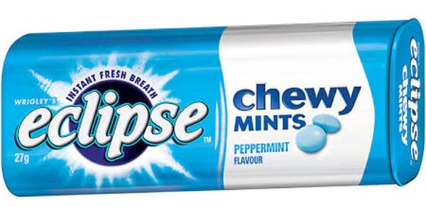 Eclipse Chewy Mints Peppermint 27g Display Of 20