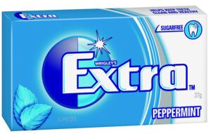 Extra Sugar Free Gum Peppermint 27g Display Of 24
