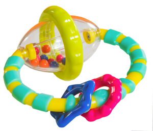 Bright Starts Grab & Spin Rattle/teether