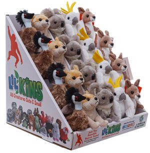 Lilkins Aust Animals 15cm (5 Designs) Display Of 20