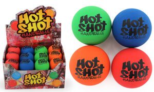 Hot Shot Hand Balls (4 Colours) Display Of 24