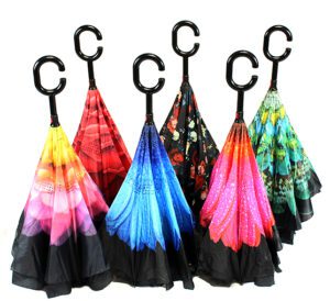 Reversible Umbrella 6 Assorted Florals