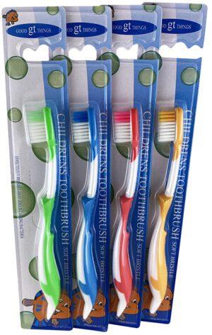 Goodthings Toothbrush Childs Dolphin Handle Display Of 12
