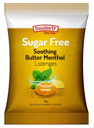Double D Sugar Free Butter Menthol 70g