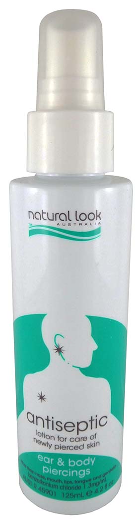 Natural Look Ear Care Spray Antiseptic Lotion 125ml