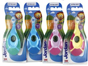 Jordan Step 1 Toothbrush 0-2 Years (4 Designs)