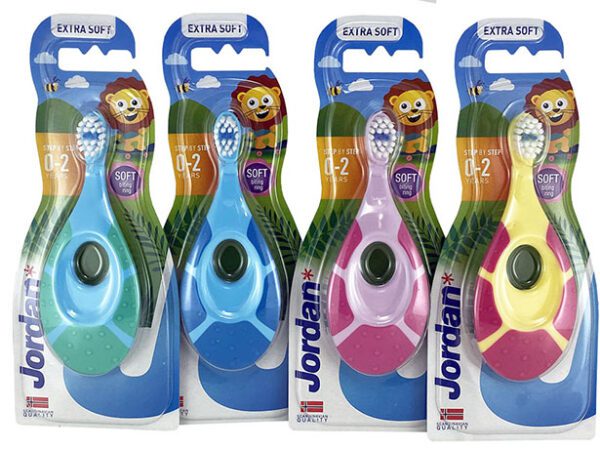 Jordan Step 1 Toothbrush 0-2 Years (4 Designs)
