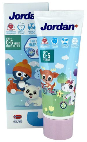 Jordan Step 1 (0-5years) Toothpaste 75g