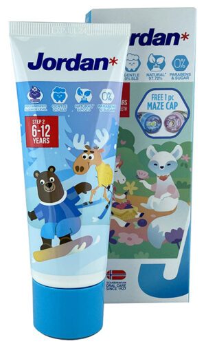 Jordan Step 2 (6-12 Years) Toothpaste 75g