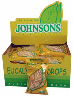 Johnsons Eucalyptus With Glucose 70g Display Of 24