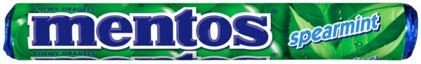 Mentos Spearmint Chews Display Of 40