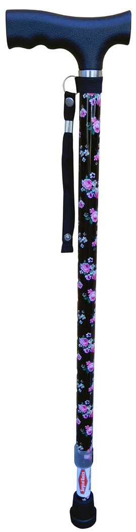Surgical Basics Walking Stick Dark Rose Adjustable 72-94cm