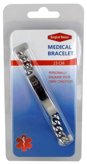 Surgical Basics Id Bracelet Chain (engrvable)