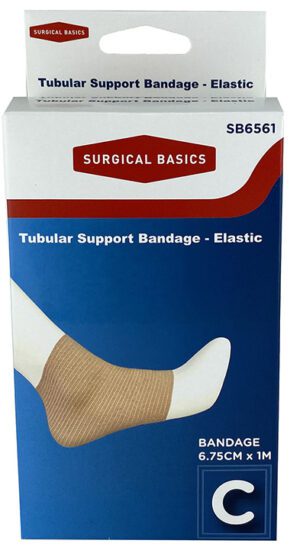 Surgical Basics Tubular Bandage Size C (6.75cm X 1m)