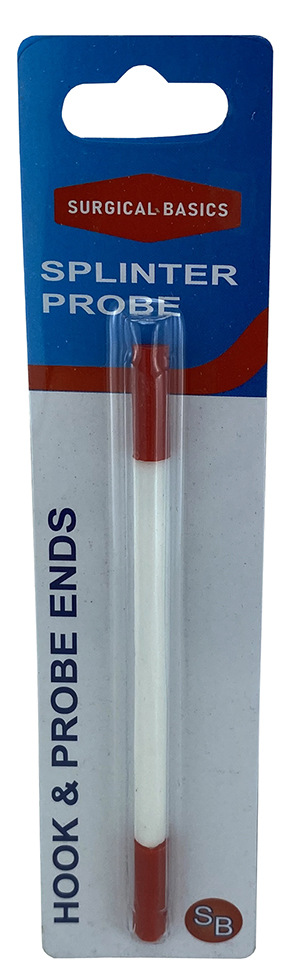 Surgical Basics Splinter Probe Hooked & Straight Ends