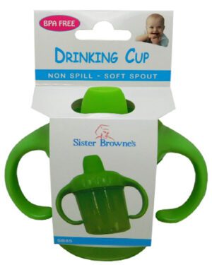 Sister Brownes Bpa Free Non Spill 2 Handle Cup 200ml