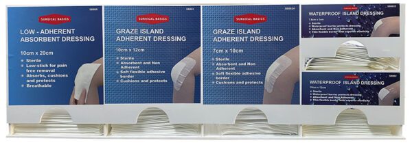 Surgical Basics Acrylic Woundcare Display