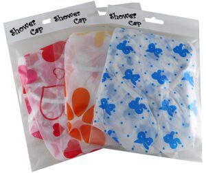 Dolly Plastic Shower Cap 52.5cm 12 Pack