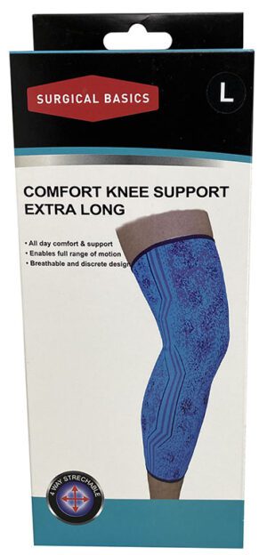 Surgical Basics Comfort Knee Support Extra Long Large