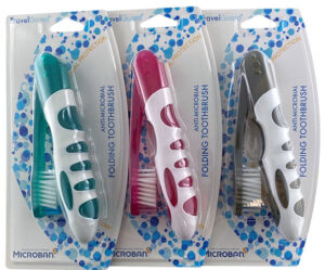 On The Go Travel Guard Folding Toothbrush