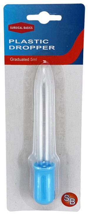 Surgical Basics 5ml Plastic Dropper Graduated