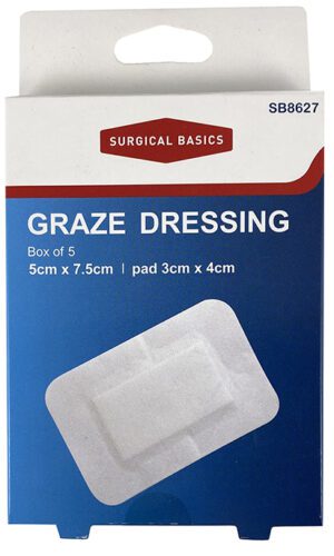 Graze Dressing 5pk 5 X 7.5cm