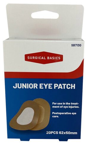 Clearance - Surgical Basics Junior Adhesive Eye Patch 62 X 50mm 20 Pack