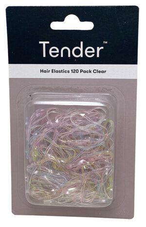 Tender No Tears Elastics Clear 120 Pack