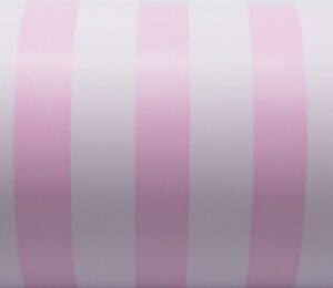 Paper Roll Hot Pink Stripe On White 50cm X 50m