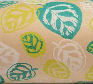 Paper Roll Calathea Leaves On Kraft 50cm X 50m